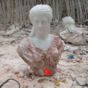 Lady bust sculpture